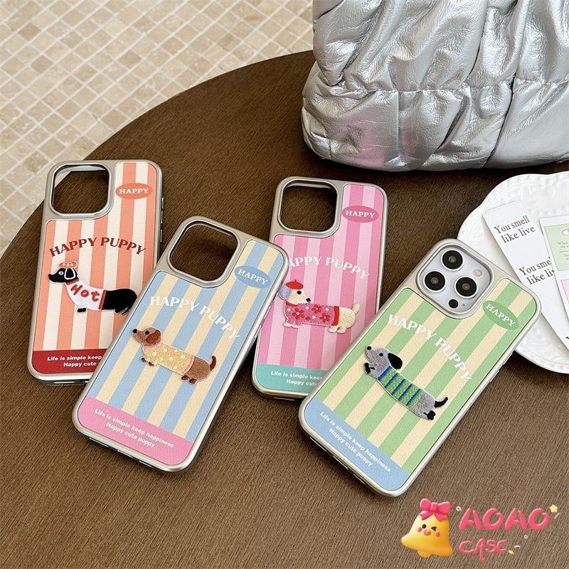 การ์ตูนน่ารักตลกลูกสุนัขโปร่งใสอ่อนนุ่ม เคส iPhone 11 13 16 15 12 14 Pro Max 7Plus XR 16 7 8 14 15 Plus X XS MAX SE 2020
