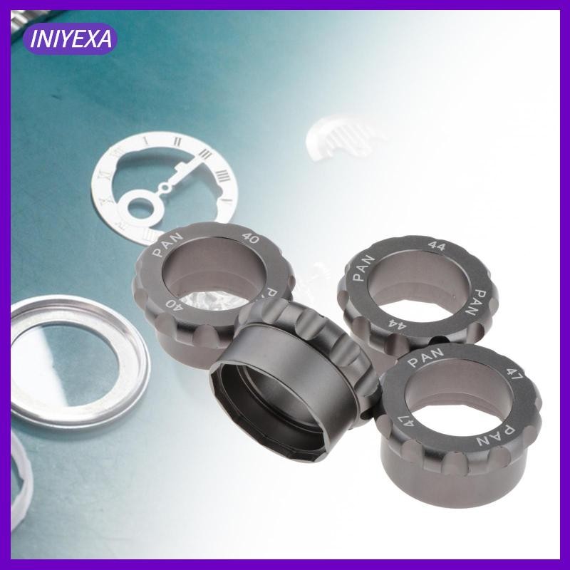 [Iniyexa] 4 ชิ้น ที่เปิดนาฬิกา Dies เครื่องมือซ่อมนาฬิกา ที่เปิดเคส Remover เปลี่ยนได้