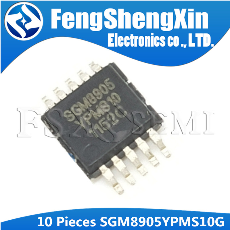 10 ชิ้น SGM8905YPMS10G MSOP-10 SGM8905 MSOP SMD Capless 2Vrms ถึง 3Vrms Line Driver IC