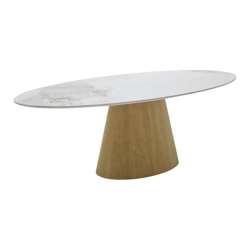 SB Design Square โต๊ะอาหาร รุ่น ORVILLE สีขาว (239x133x76.5 ซม.)  แบรนด์ SCHULTZ DESIGN