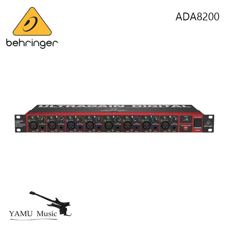 Behringer ADA8200 Audiophile 8 In/8 Out ADAT Audio Interface with Midas Mic Preamplifiers