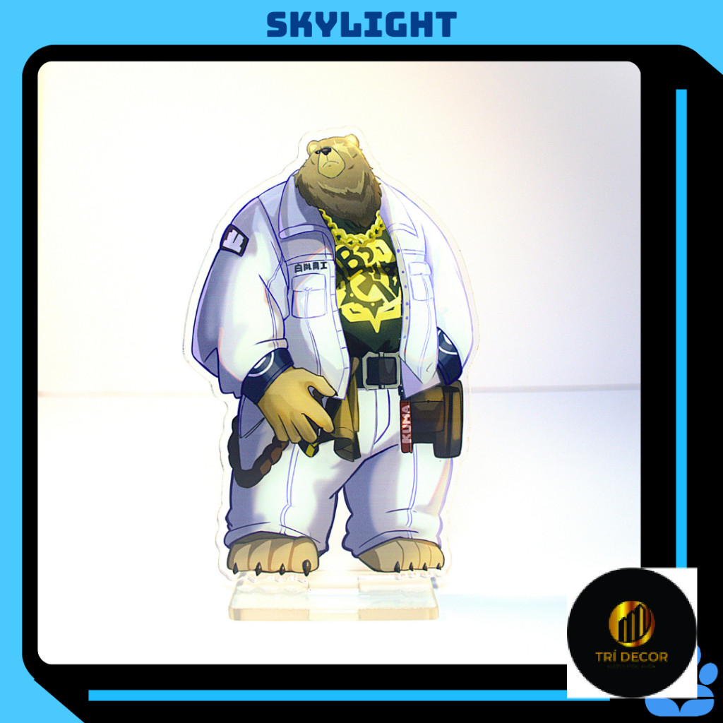 Furry BEN BIGGER Standee Model - Zenless Zone Zero micha plastic 14cm