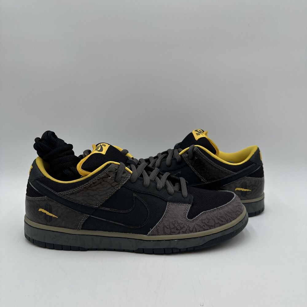 Nike Dunk Premium SB Low Yellow Curb 2010 ใหม่เอี่ยม 313170010แม่ 1