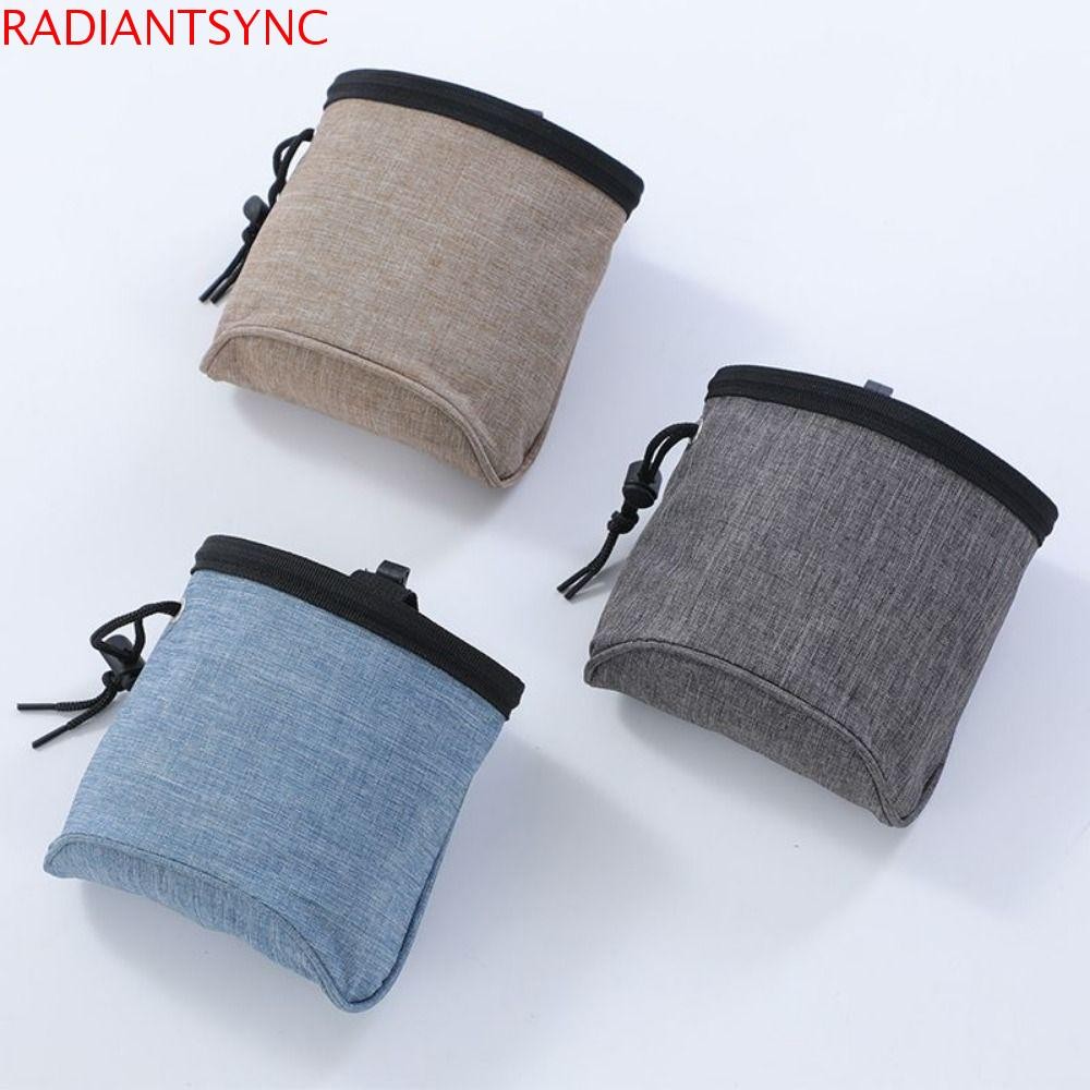 Radiantsync กระเป๋าคาดเอวฝึกสุนัข, ถุงรักษาอาหารสัตว์เลี้ยงแบบปรับได้, ความจุขนาดใหญ่กันน้ําไม่ซีดจางถุงรางวัลขนมสุนัขสําหรับสุนัขแมว