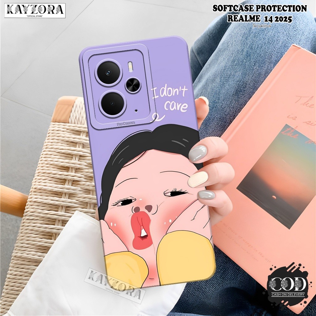 HP เคสโทรศัพท์ REALME 14 5G 2025 ใหม่ล่าสุด - KAYZORA - เคสแฟชั่นการ์ตูน - REALME 14 Softcase - เคสซ