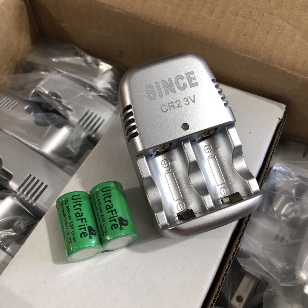 ✨ชุดชาร์จ Polaroid CR2/15270•แบตเตอรี่ลิเธียม 3V•สำหรับเครื่องวัดระยะเลเซอร์•ความจุสูง•อายุการใช้งาน