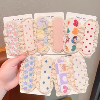 เครื่องมือจัดผมและสติกเกอร์หน้าม้า 2 ชิ้น พร้อมหมวก