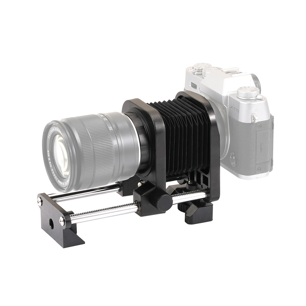 JMT เลนส์กล้อง Macro Extension Bellows เดี่ยว/Dual-track Close-up Skin Cavity Macro Skin Cavity Bellows Len สําหรับ Fuji FX