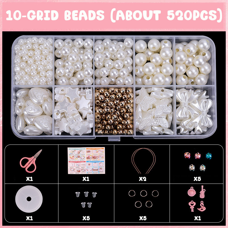 ลูกปัด DIY ชุดร้อยลูกปัด DIY สร้อยข้อมือ ลูกปัดคริสตัล ชุด ร้อย ลูกปัด diy และ อุปกรณ์ ครบ ชุด ของขวัญสำหรับสาว ๆ - รูปที่ 7