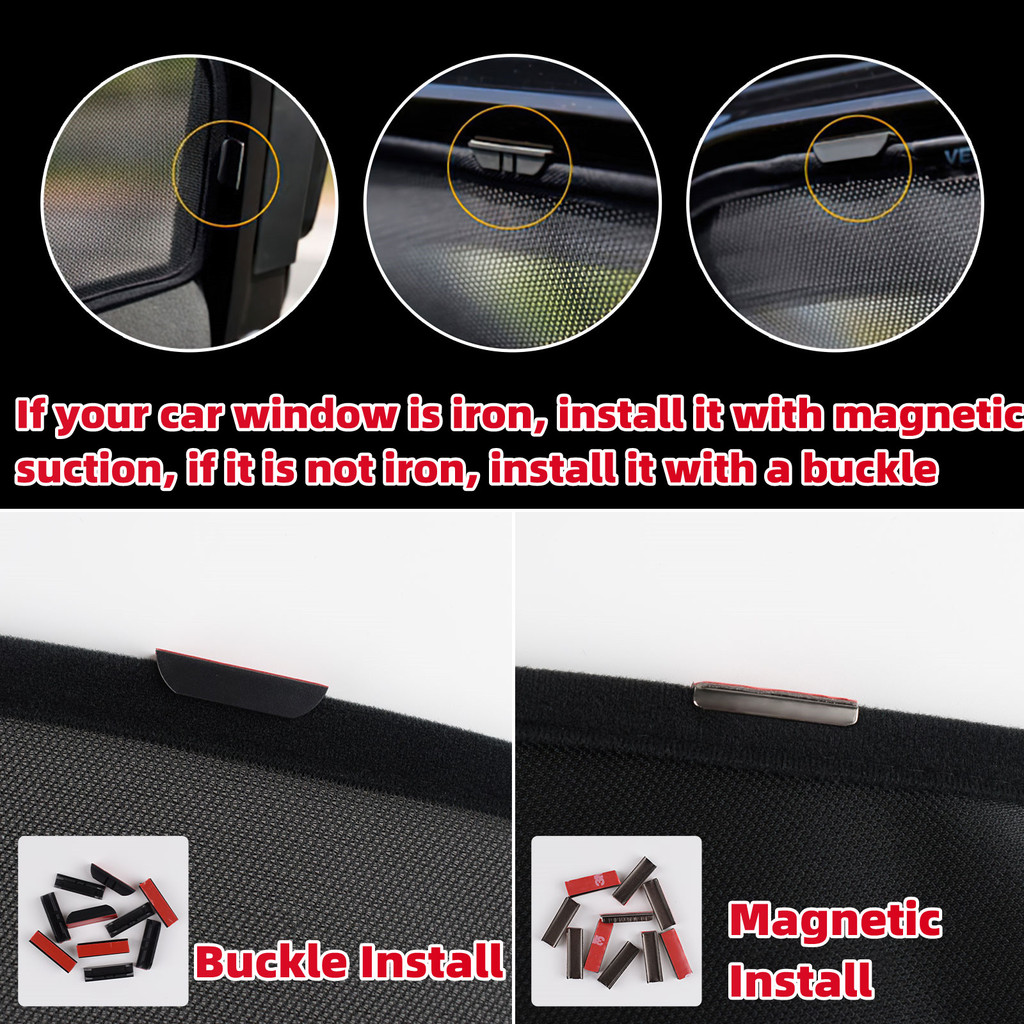 ม่านบังแดดรถยนต์สําหรับ Xpeng G6 2023-UP รถ Sun Shade ป้องกันรังสียูวีรถผ้าม่านรถอุปกรณ์เสริม - รูปที่ 6