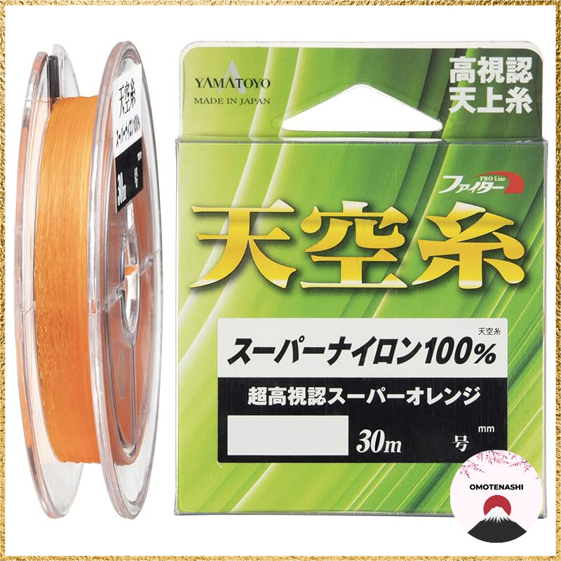 YAMATOYO Nylon Fishing Line 30m Orange