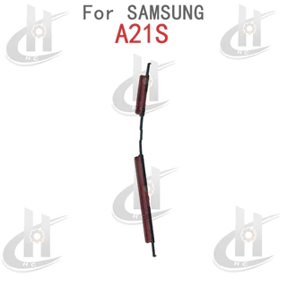 สําหรับ Samsung Galaxy A21S A217F SM-A217F ปริมาณด้านข้างปุ่ม Flex Cable Keys ปุ่มปิดระดับเสียงขึ้นลงปุ่มด้านข้างเปลี่ยนส่วน