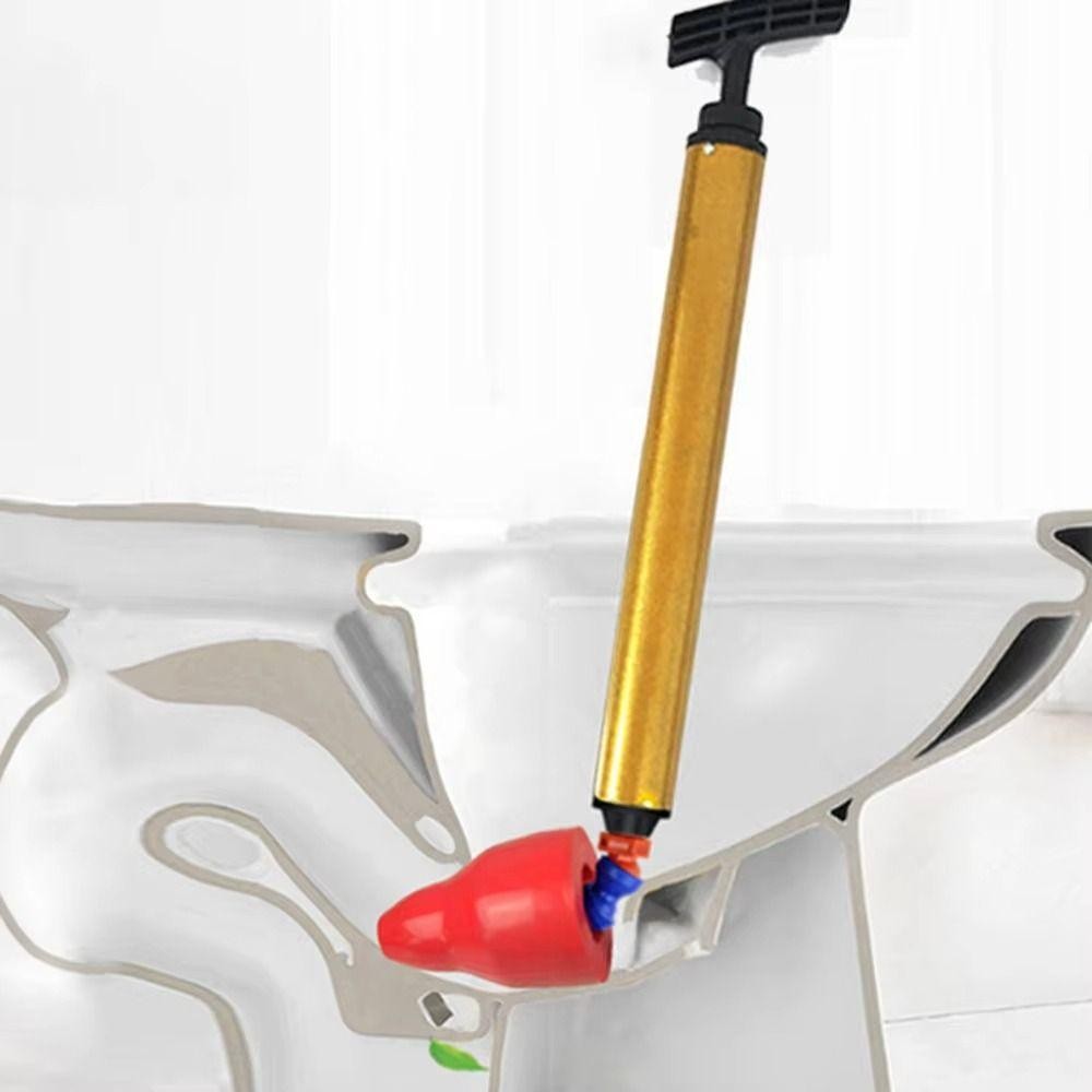 NIUYOUJS แรงดันสูงห้องน้ํา Unclogger, เครื่องมือห้องน้ํา Unblocking High Pressure Toilet Plunger สําหรับ Unblocking Pipe Clog - รูปที่ 4