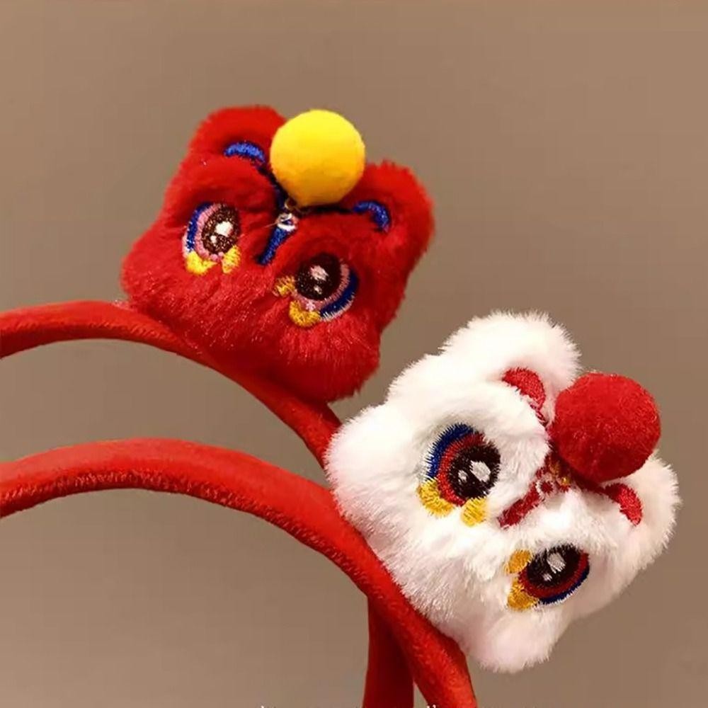 ห่วงผมและหมวกมังกรแดงสไตล์จีน สำหรับงานปาร์ตี้ทำจากผ้าคุณภาพดี - รูปที่ 7