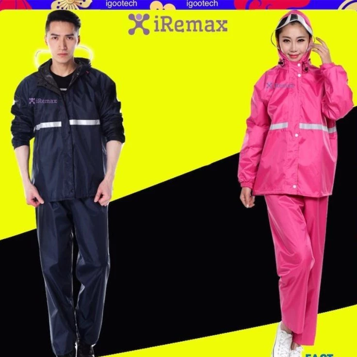 Alithai ชุดเสื้อและกางเกงกันฝนครบชุด Raincoat Suit Shirt & Pant thumbnail 6
