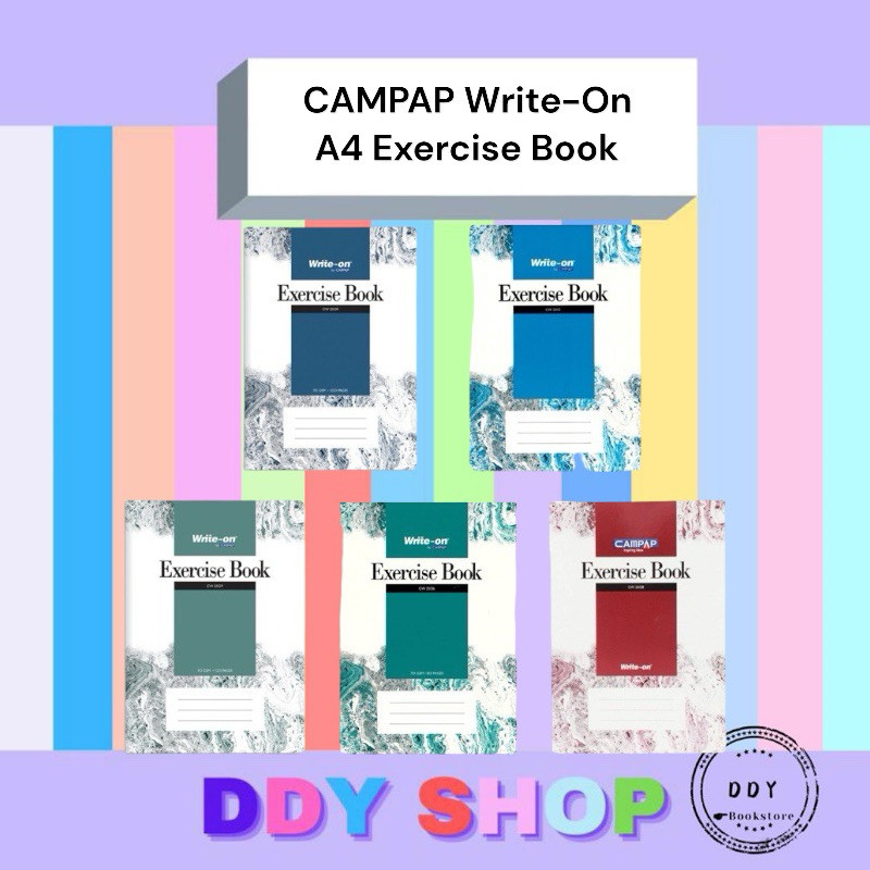CAMPAP Write-On A4 หนังสือออกกําลังกาย Notebook