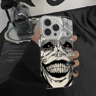 🔥COD🔥เคส IPhone 11 12 13 14 15 16 Pro MAX 14 15 16 Plus XR SE 2 3 XSmax 7PLUS เคสโทรศัพท์ซิลิโคนแฟชั่นลายการ์ตูนหน้าเท่