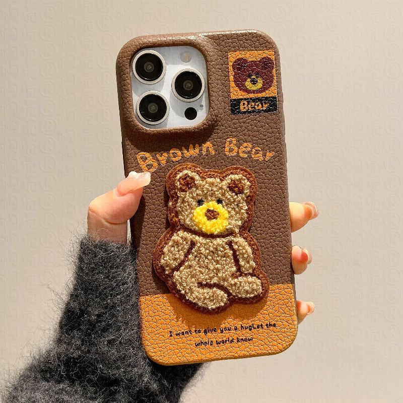 สําหรับ IPhone 16 15 14 13 12 11 Pro Max X XR XS Max 7 8 Plus น่ารักผิวรูปแบบสัตว์เล็กเพนกวินการ์ตูนเย็บปักถักร้อยเคสโทรศัพท์ปกอ่อน - รูปที่ 3