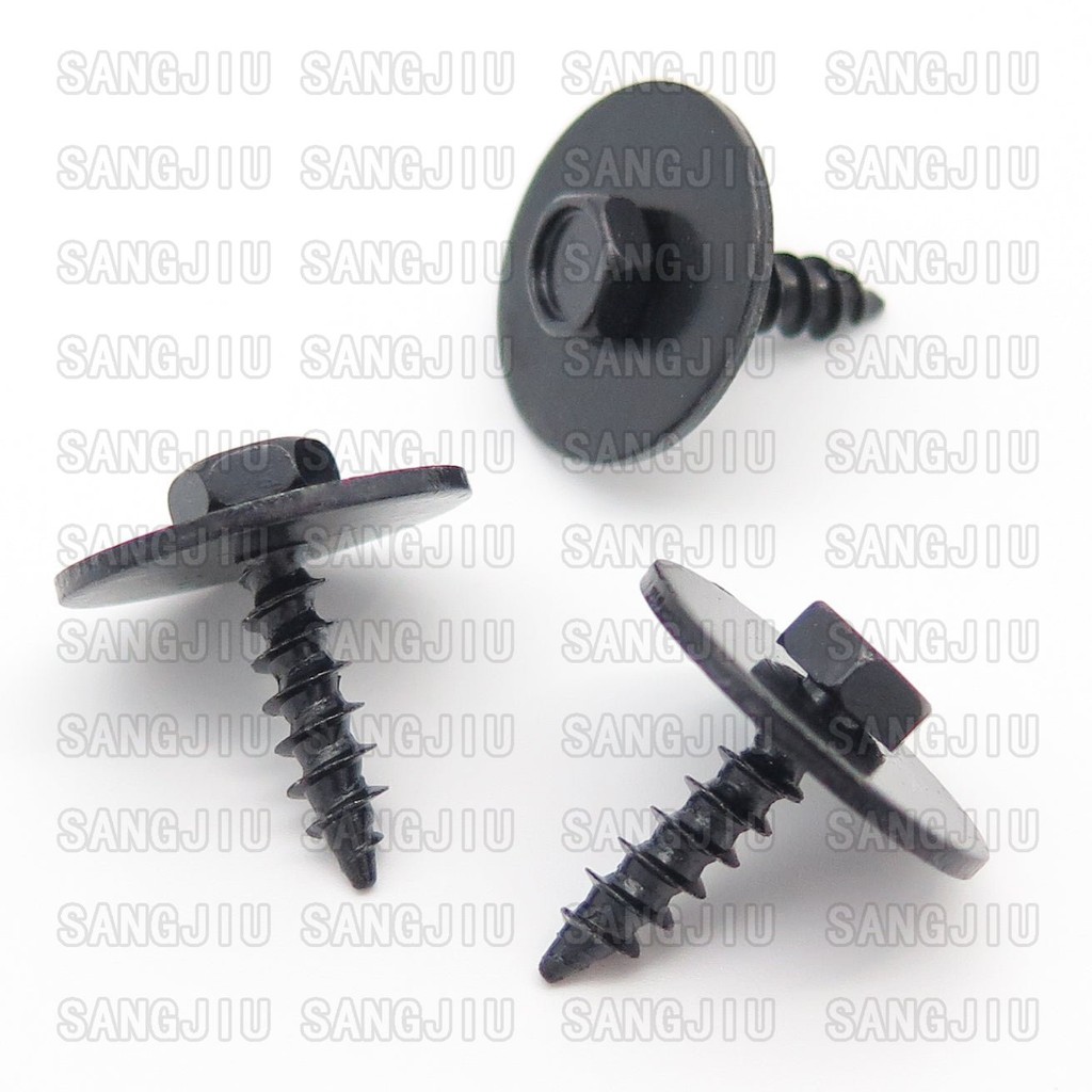 หัว 8 มม. 20 ชิ้น, สกรูแตะตัวเองพร้อมเครื่องซักผ้า Captive, BMW 07149213164