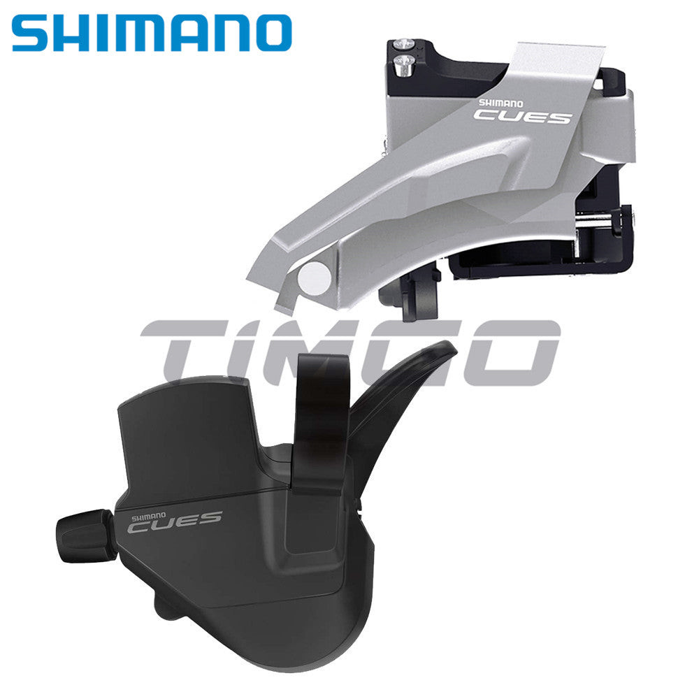 Shimano Cues U4000 จักรยานเสือภูเขา 2 ความเร็ว Double Front Derailleur Set FD-U4000 SL-U4000 ซ้าย Sh