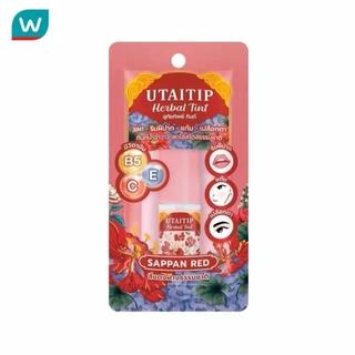 Utaitip อุทัยทิพย์ เฮอร์บัล ทินท์ แดง ฝาง 3.5 กรัม ลิปทินท์น้ำฉ่ำวาว สดใส