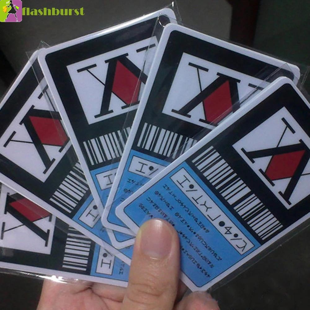 Flashburst Hunter x Hunter คอสเพลย์ญี่ปุ่นอะนิเมะ Killua Zoldyck GON·FREECSS การ์ด PVC