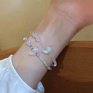สร้อยข้อมือผีเสื้อ   แฟชั่นสําหรับผู้หญิง พร้อมส่ง