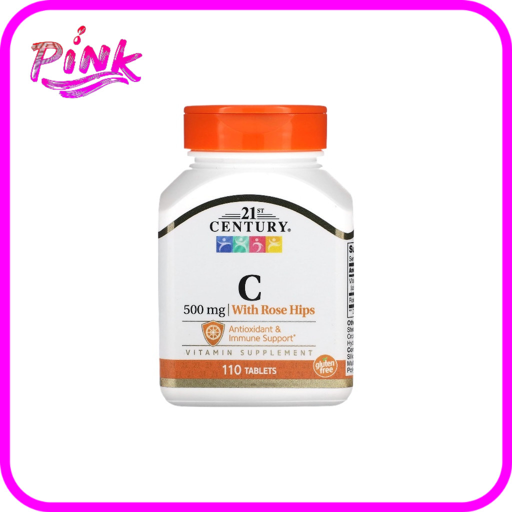 21st Century, Vitamin C with Rose Hips, 500 mg