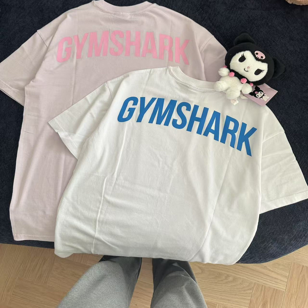Gymshark Shark Loose Version Power Fashion เสื้อยืดอินเทรนด์ S90
