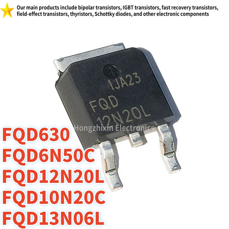 1-5PCS FQD12N20L FQD12N20 FQD6N50C FQD6N50 FQD10N20C FQD13N06L FQ630D13N06D13N06D13N06D13N06D13N30D1