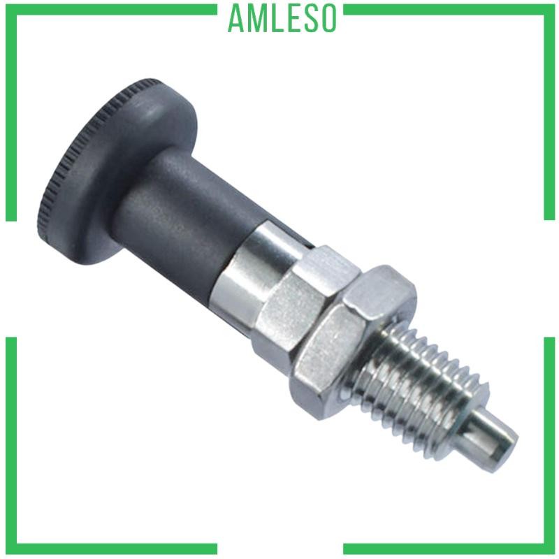 [Amleso] Self Knob Plunger Spring Knob Plunger Locating Pin Bolt Screw Index Plunger