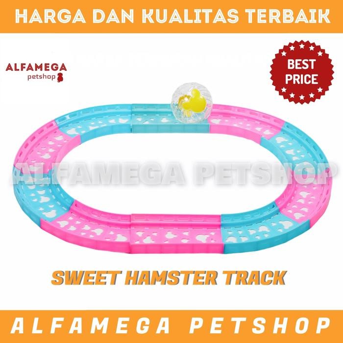 SWEET HAMSTER BALL TRACK TOY ACCESSORIES HAMSTER TRACK ชุดโค้ง
