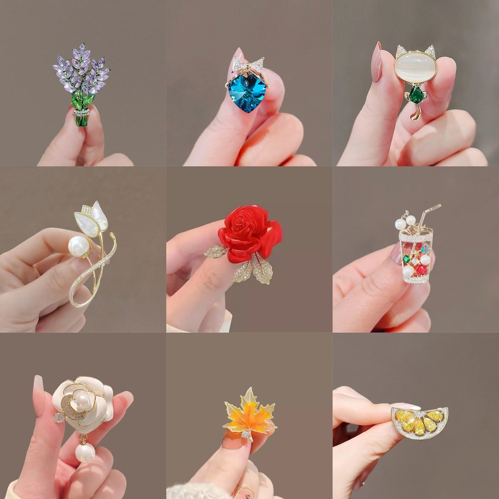Brooch / 48 เข็มกลัดเกาหลีเข็มกลัดแฟชั่นเข็มกลัดวัสดุโลหะผสม ของขวัญวันเกิดสำหรับผู้หญิง
