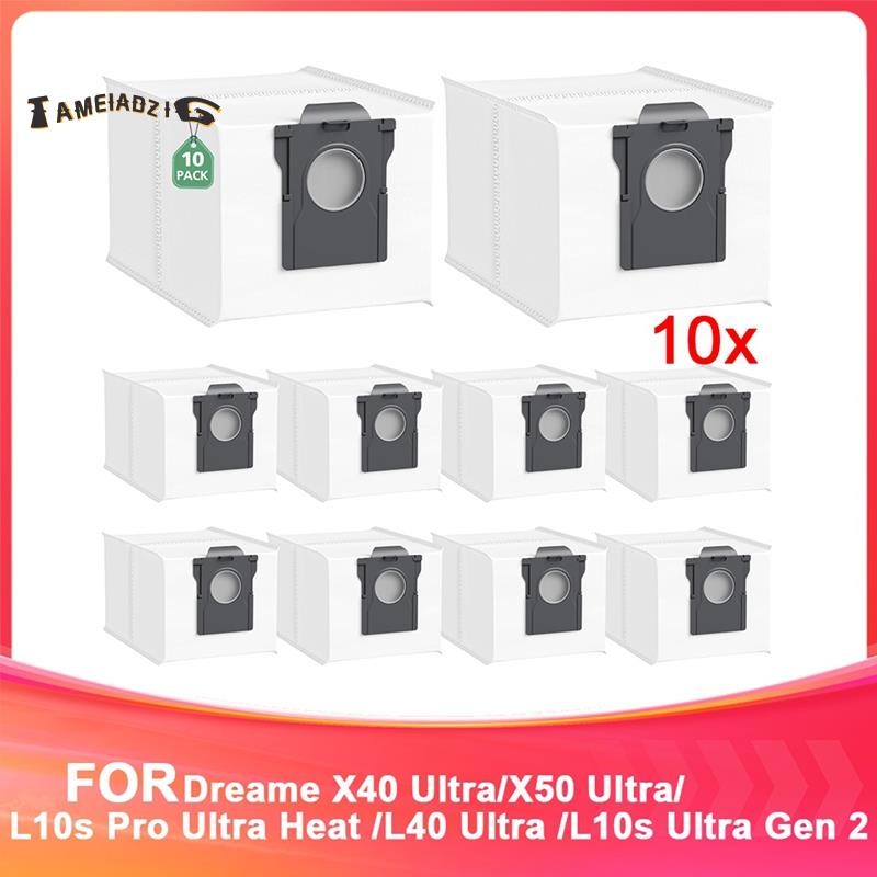 ถุงเก็บฝุ่นที่จําเป็นสําหรับ X40 Ultra/X50 Ultra/L10s Pro Ultra Heat/L40 Ultra/L10s Ultra Gen 2 รุ่น