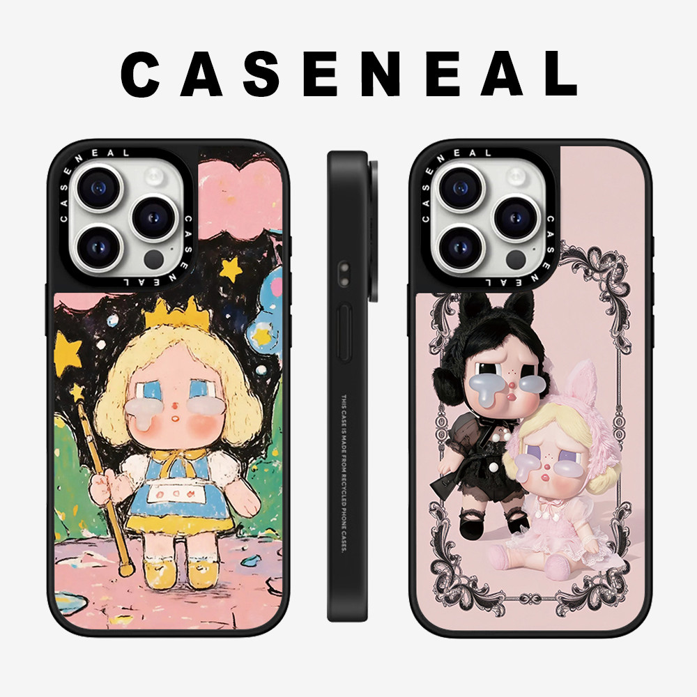 Drop proof CASENEALเคสโทรศัพท์สําหรับiPhone 16promax 16pro 16 15Pro 15promax 14promax 13 13Promaxพิมพ์ด้านข้างเคสแข็งน่ารักCry baby 12PromaxกรณีiPhone 11กรณีคุณภาพสูง