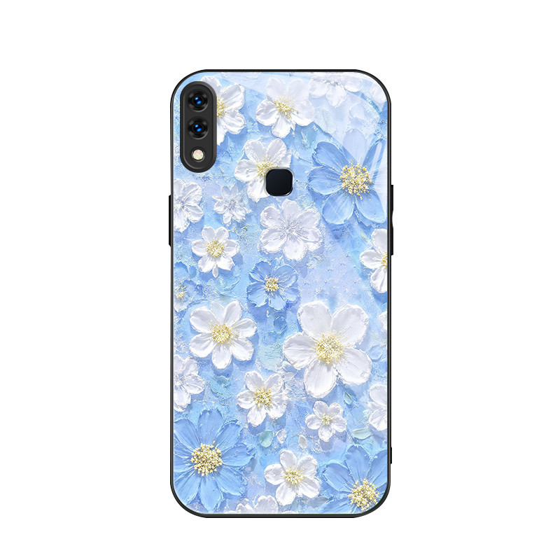 สําหรับ Vivo V11i/ Vivo Z3/ Vivo Z3i , ดอกไม้เล็กสีขาว, บุคลิกภาพอินเทรนด์, เคสป้องกันโทรศัพท์ป้องกั