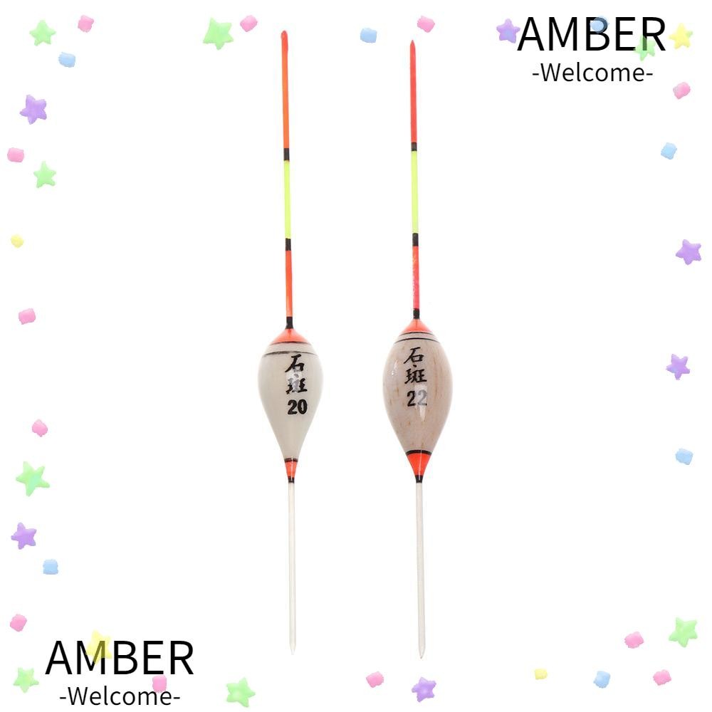 Amber 5 ชิ้นตกปลาลอยร้อนทนทานคุณภาพสูงปลาคาร์พ Balsa ไม้