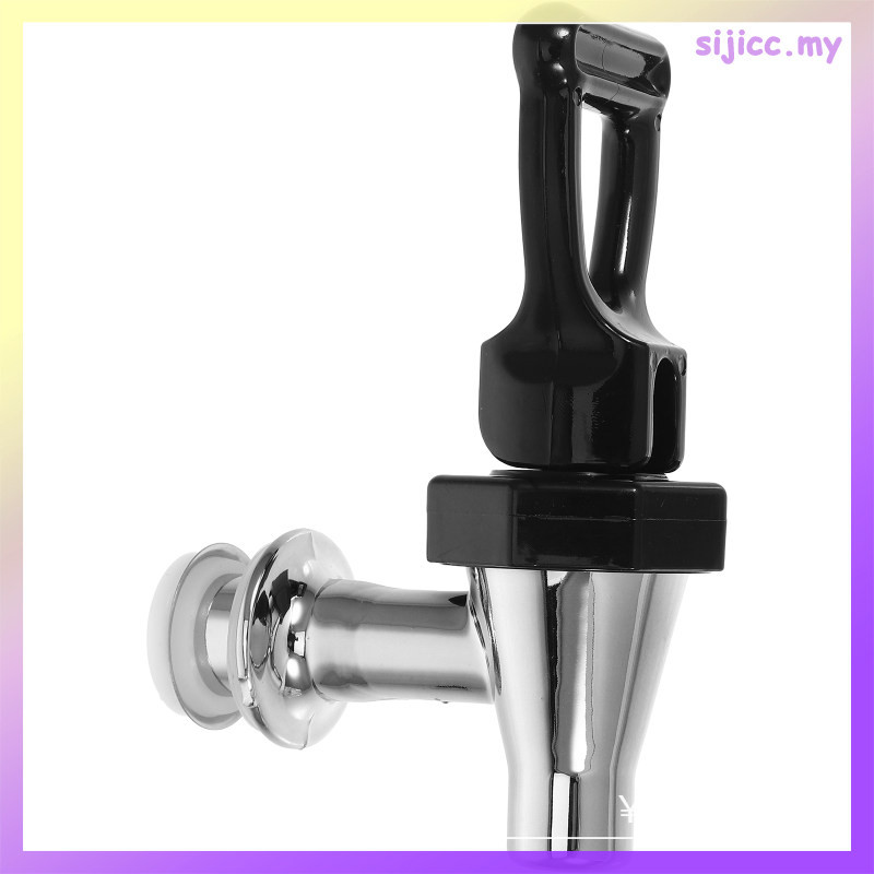 เหยือกน้ําเครื่องดื่ม Cooler Spivot Faucet Dispenser 12.00X8.00X4.30CM สีดํา Pp sijicc - รูปที่ 3