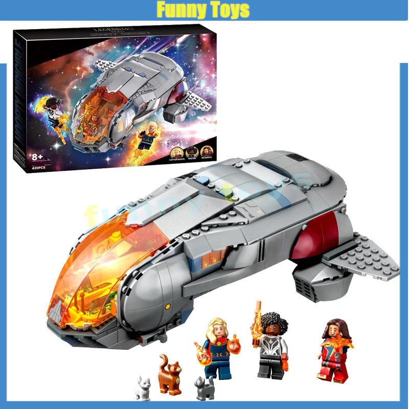ภาพยนตร์ใหม่ 76232 420PCS Hoopty Fighter Building Blocks/Air Force รุ่นเครื่องบินของเล่นเด็กเด็กของขวัญ