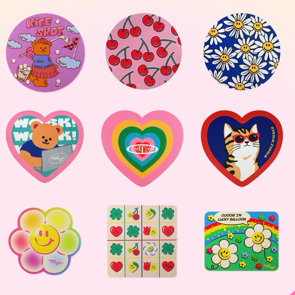 ลดเพิ่ม20% เหลือ280 ทักแชท / WiggleWiggle Mouse Pad : แผ่นรองเมาส์