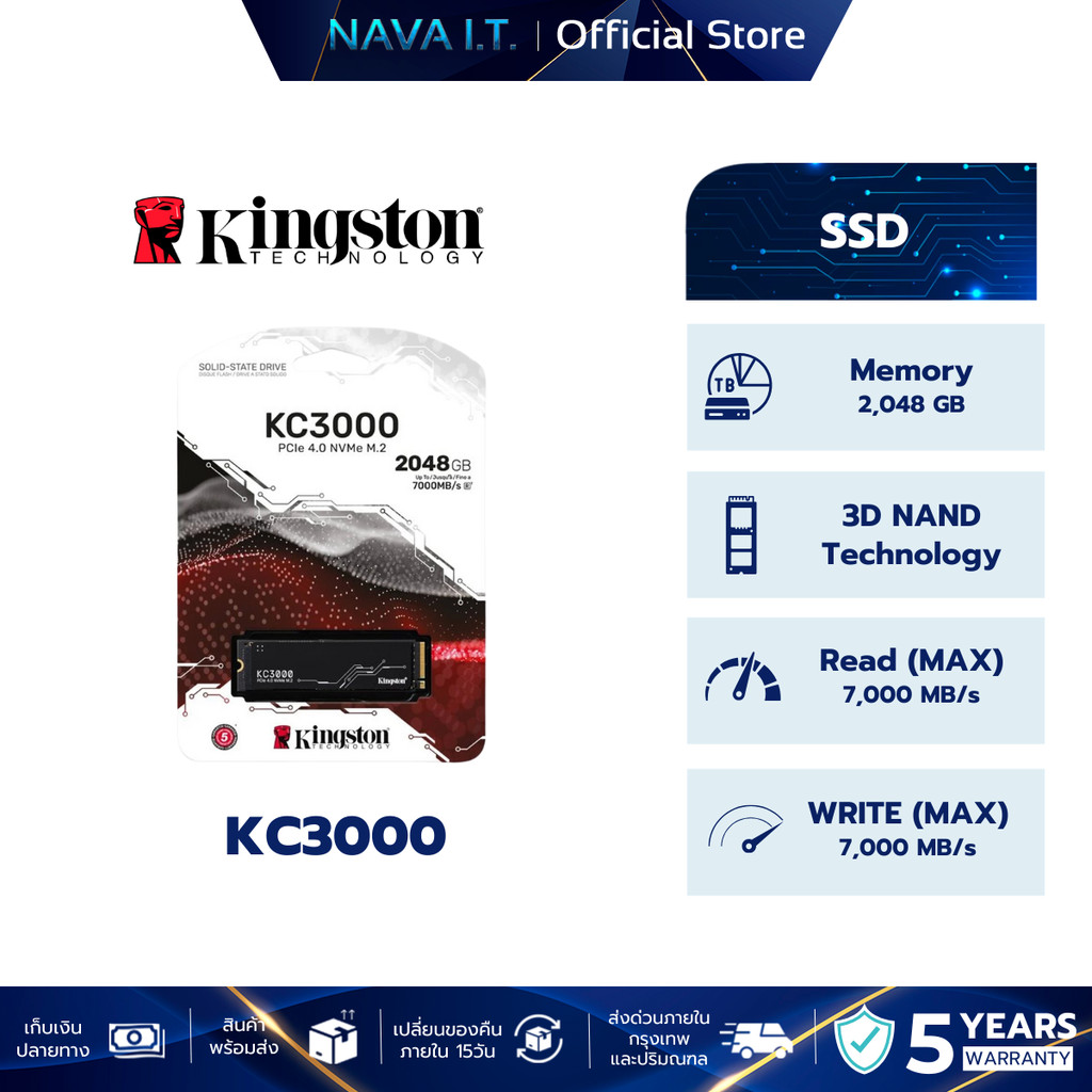 KINGSTON KC3000 SKC3000D/2048GB