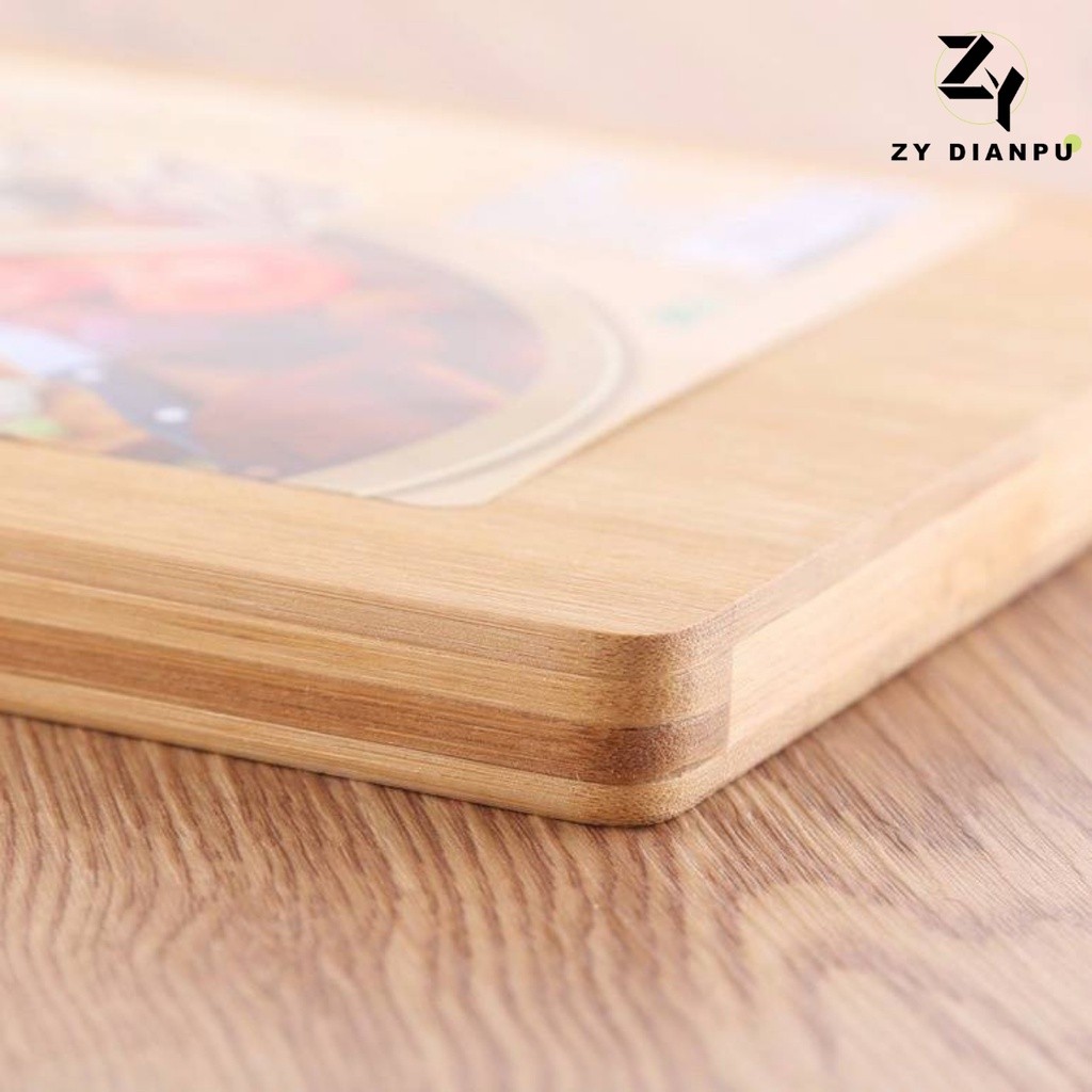 ล้างง่าย ✨ZY✨เขียงไม้ เขียงไม้ไผ่ 3 ขนาด ทรงสี่เหลี่ยมผืนผ้า เขียงไม้ถูก เขียงไม้ธรรมชาติ หั่น เขียง