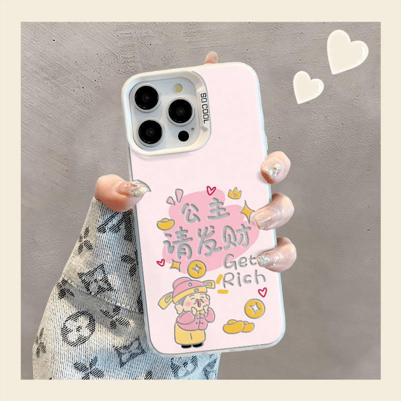 เจ้าหญิงสีชมพูรับ Rich สําหรับ Oppo A58 A11X A5 A2 A55 A53S A57 A16 ค้นหากรณี X5 X6 X7 X8 PRO V23 11