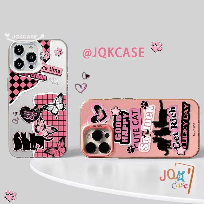 เย็น น่ารัก ผีเสื้อหวาน แมวดำ สำหรับ Redmi A10 9A 10C 9T 10A 12 12C 9C A2 9 Note 11 10 8 13Pro 9 11s 10s 12 Max Mi 11