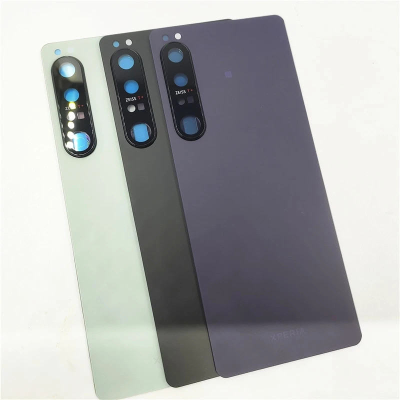 ฝาครอบแบตเตอรี่แผงกระจกด้านหลังสําหรับ Sony Xperia 1 IV ด้านหลังสําหรับ Sony Xperia 1 IV แบตเตอรี่เป
