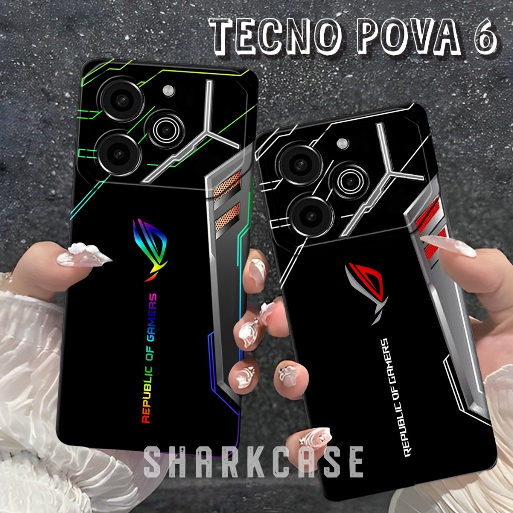 HP [SC] เคส TECNO POVA 6 4G / POVA 6 5G / POVA 6 PRO 5G / POVA 5 / POVA 5 PRO ล่าสุด ROG Republic of