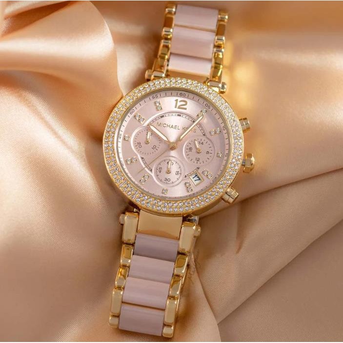 100%Michael Kors ของแท้ MK5896 MK6326 - 39 mm นาฬิกาแบรนด์เนมMK นาฬิกาผู้หญิงผู้ชาย สินค้าพร้อมจัดส่