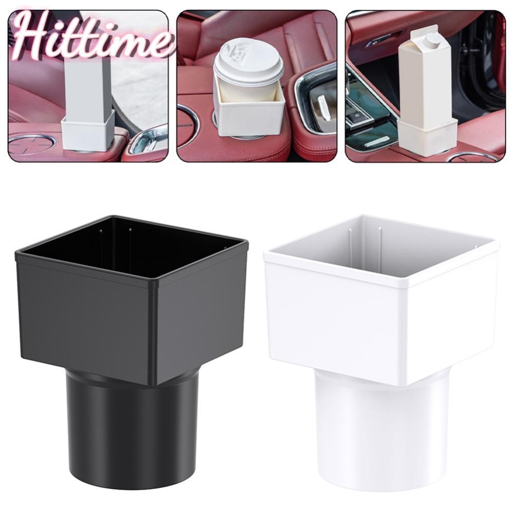 HITTIME รถ Center Control กล่องเก็บถ้วยคอนโซลกระเป๋าที่นั่งกระเป๋า Organizer เหรียญสะสมสแควร์ D4O6