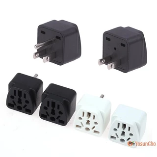 YosunChoker] ใหม่ Universal USA Travel Charger ญี่ปุ่นอะแดปเตอร์แปลงเยอรมันรัสเซีย AU UK Kr EU To US AC Power Socket America Plug ใหม่