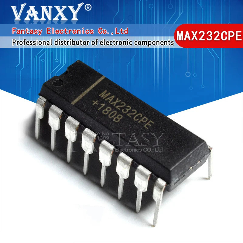 10 ชิ้นชุด MAX232CPE MAX232 DIP-16 MAX232EPE RS-232 MAX202CPE MAX32CPE MAX202 MAX3232 MAX202EPE MAX3